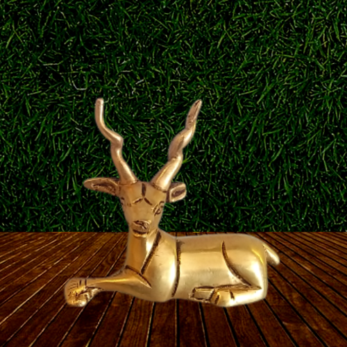 brass-deer-statue-hindu-god-idols-buy-online-pooja-gifts-home-decors-india Brass Deer Statue