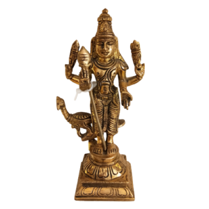 brass lord murugan statue hindu god india 0513