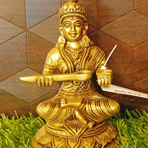 Brass Goddess Annapoorani Devi