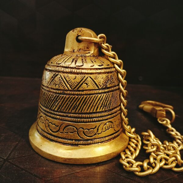 brass well designed hanging bell home decor BA113067