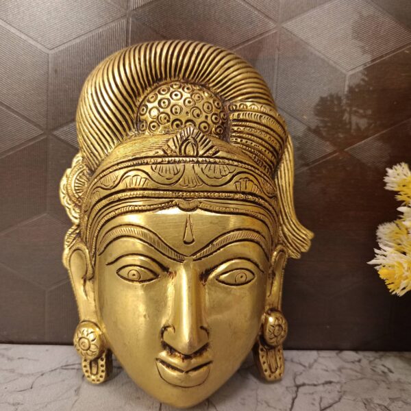 brass lady face wall mount vgocart coimbatore india
