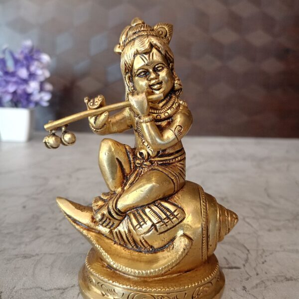 brass sangu krishna idol pooja gift vgocart coimbatore india3