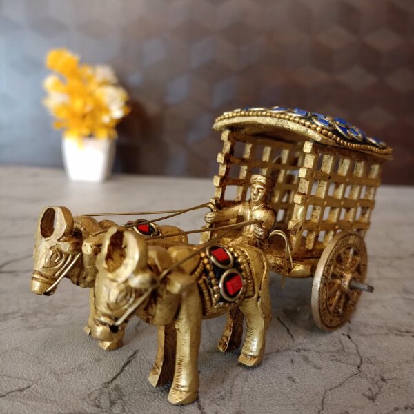 brass stone bullockcart gift vgocart coimbatore india
