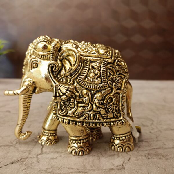 brass fine art elephant idol pooja gift vgocart coimbatore india