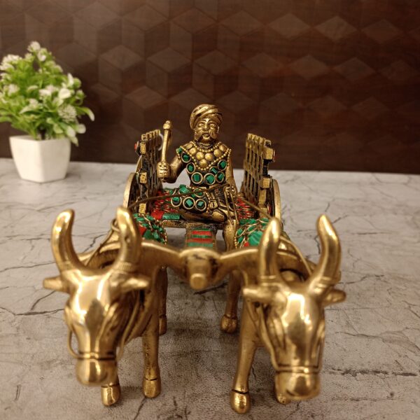 brass bullokcart