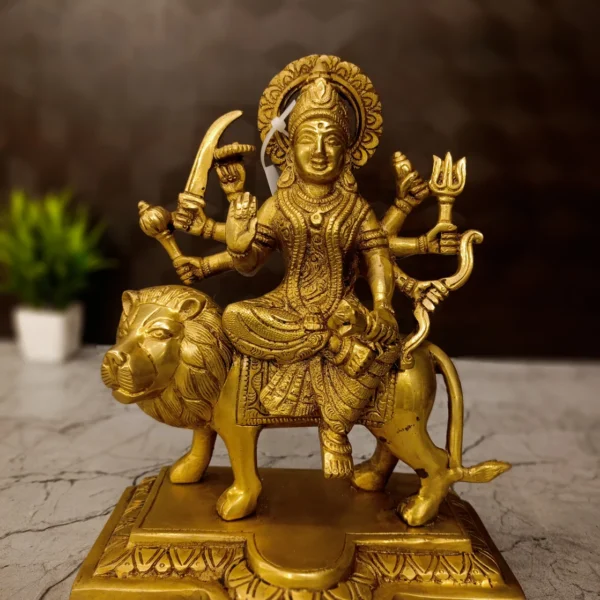 brass-durgai-amman-idol-antique-pooja-gift-vgocart-coimbatore