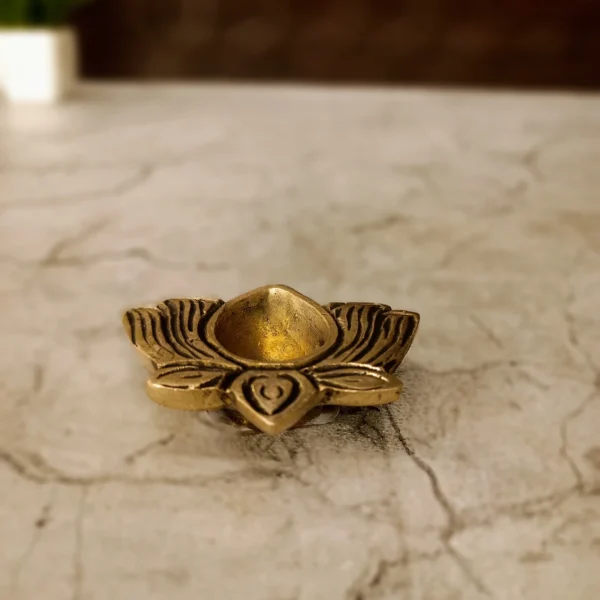 brass-lotus-diya-idol-pooja-gift-antique-vgocart-coimbatore